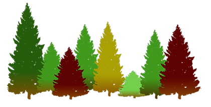 digital artwork of trees